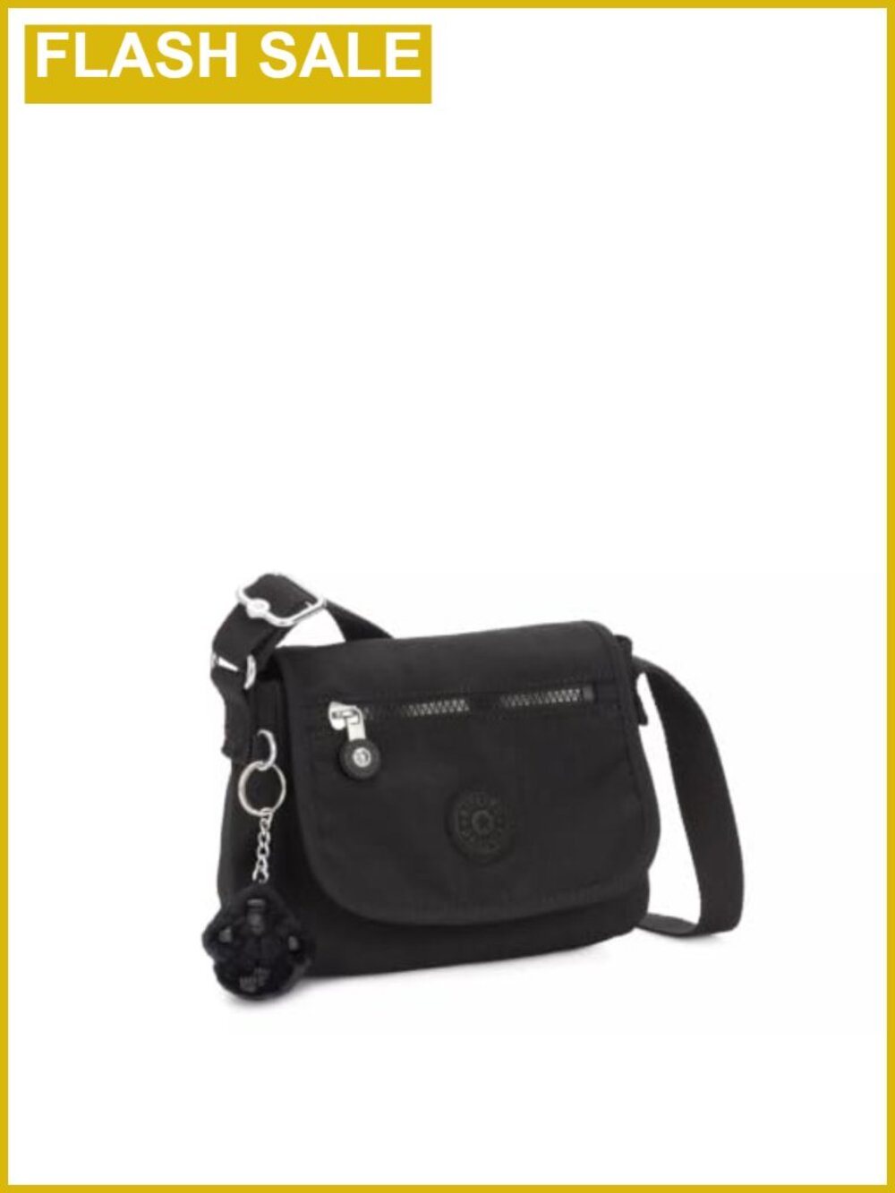 Mini Crossbody Bag Water Resistant Nylon Adjustable Strap - Picture 4 of 6